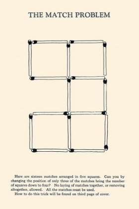 Picture of THE MATCH PROBLEM