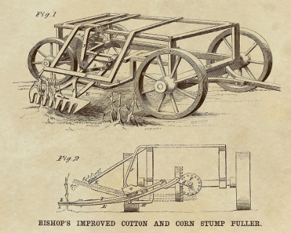 Picture of BISHOPS IMPROVED COTTON AND CORN STUMP PULLER