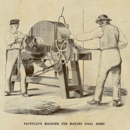 Picture of PATRULLOS MACHINE FOR MAKING SISAL HEMP