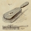 Picture of LOTION DISPENSING HAIR BRUSH