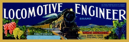 Picture of LOCOMOTIVE ENGINEER BRAND CALIFORNIA GRAPES