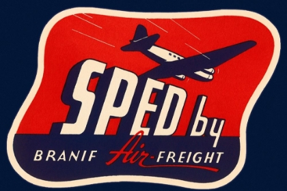 Picture of SPED BY BRANIF AIR FREIGHT