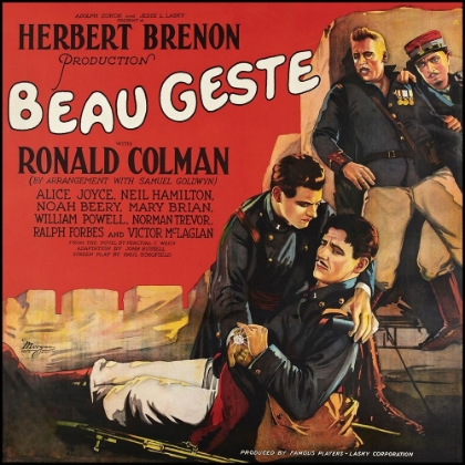 Picture of MOVIE POSTER: RONALD COLMAN - BEAU GESTE