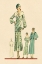 Picture of DAYTIME DRESS IN FERN WITH OVERCOAT