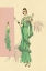 Picture of PLAYFUL GREEN EVENING GOWN