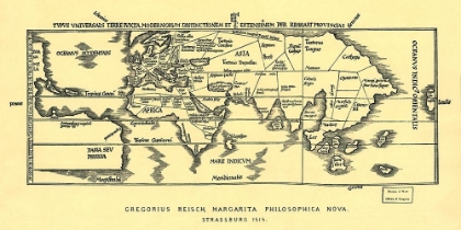 Picture of EARLY WORLD MAP