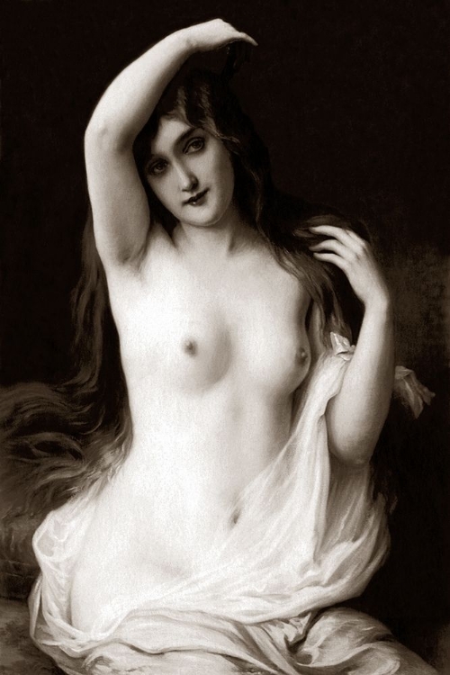 Picture of A LONG-HAIRED NUDE