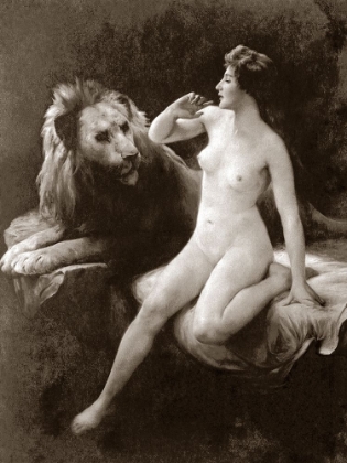 Picture of NUDE WITH A LION
