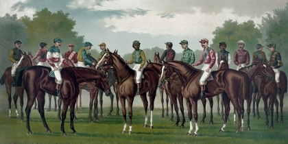 Picture of CELEBRATED WINNING HORSES AND JOCKEYS OF THE AMERICAN TURF