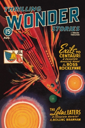 Picture of THRILLING WONDER STORIES: ROCKET SHIP TROUBLES