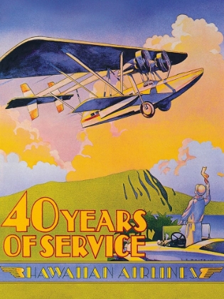 Picture of HAWAIIAN AIRLINES - 40 YEARS OF SERVICE