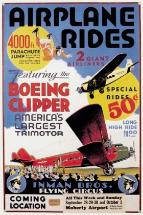 Picture of AIRPLANE RIDES: INMAN BROS. FLYING CIRCUS