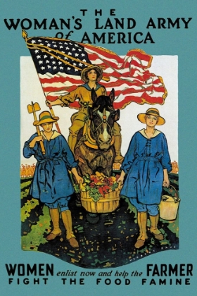 Picture of THE WOMANS LAND ARMY OF AMERICA, 1918