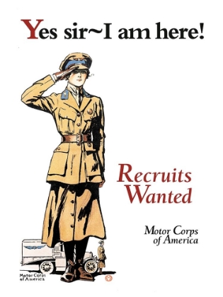 Picture of RECRUITS WANTED: MOTOR CORPS OF AMERICA