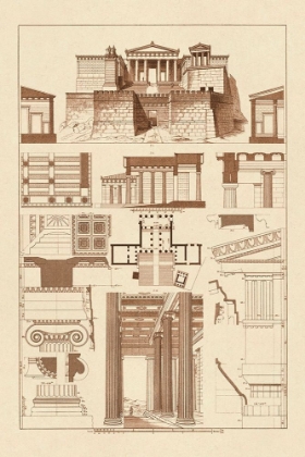 Picture of THE PROPYLAEA OF THE ACROPOLIS AT ATHENS