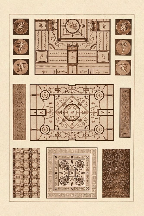 Picture of PAINTED CEILINGS AND PAVEMENTS FROM POMPEII