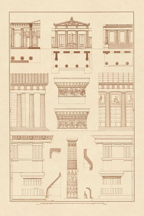 Picture of DORIC ORDER, TEMPLE OF ZEUS AND CASED COLUMN