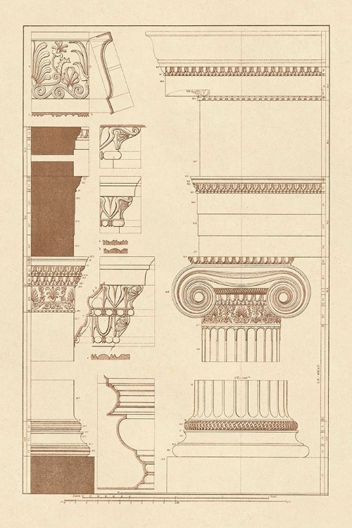 Picture of DETAILS FROM THE NORTH PORTICO OF THE ERECHTHEUM