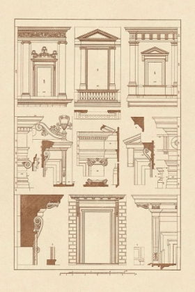 Picture of WINDOWS OF PALAZZO NON FINITO, PALACE AND HOUSE AT ROME