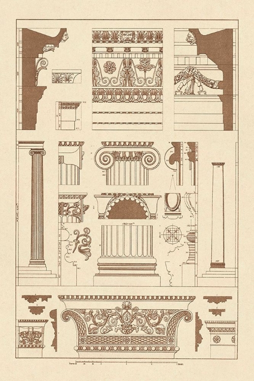 Picture of ENTABLATURES AND CAPITALS