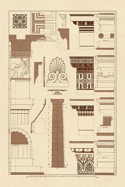 Picture of DETAILS OF THE PARTHENON AT ATHENS