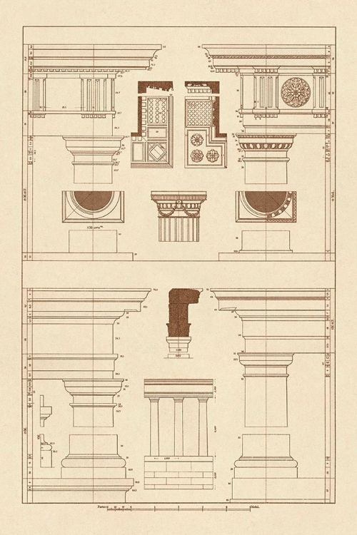 Picture of DORIC, TUSCAN ORDERS AND COLUMNS