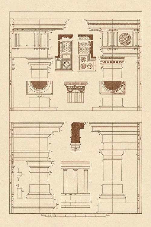 Picture of DORIC, TUSCAN ORDERS AND COLUMNS