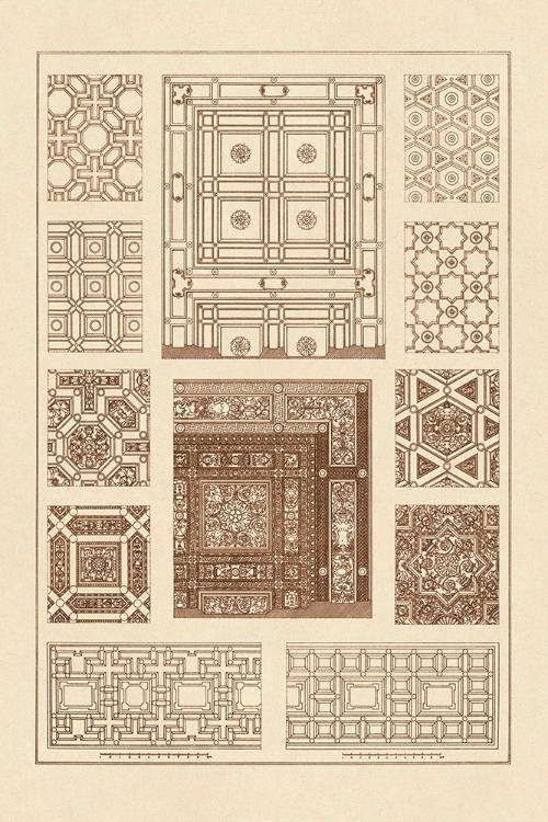 Picture of CEILINGS WITH BAYS AND MOULDINGS