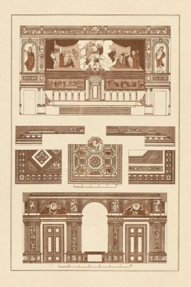 Picture of DECORATION OF LARGE HALLS, POLYCHROME
