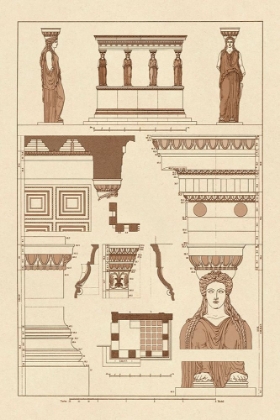 Picture of PORCH OF CARYATIDS, POLYCHROME