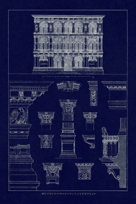 Picture of PALAZZO VENDRAMIN-CALERGI AT VENICE (BLUEPRINT)