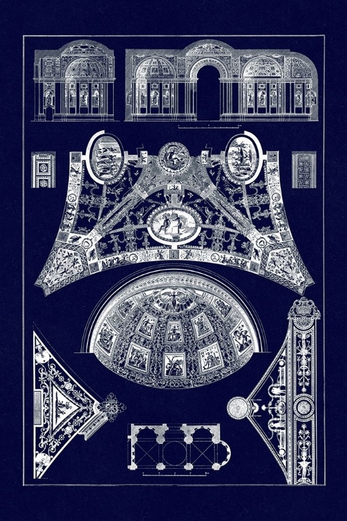 Picture of CROSS VAULTS OF THE RENAISSANCE (BLUEPRINT)