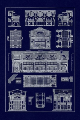 Picture of INTERIORS WITH CROSS VAULTS AND CUPOLA VAULTING (BLUEPRINT)