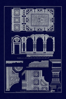 Picture of COVERED CEILING, HOTEL DE VILLA (BLUEPRINT)