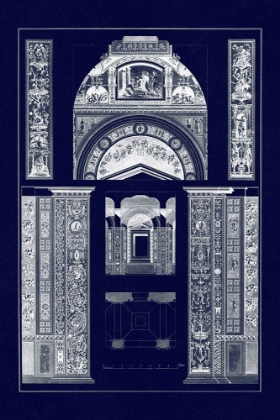 Picture of DECORATION OF THE SECOND CORRIDOR OF THE LOGGIE IN THE VATICAN (BLUEPRINT)