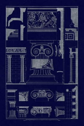 Picture of IONIC CAPITALS (BLUEPRINT)