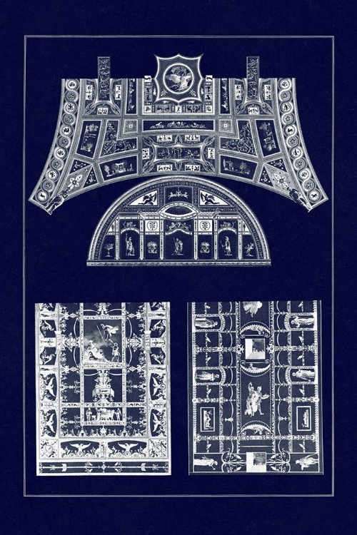 Picture of DECORATIVE PAINTING IN THE ROMAN VAULTS (BLUEPRINT)