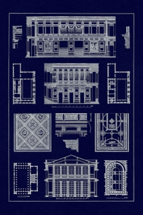 Picture of HALLS WITH GALLERIES (BLUEPRINT)