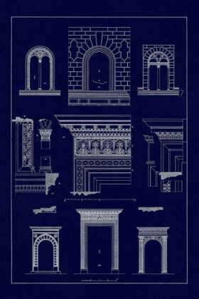 Picture of WINDOWS AND DOORWAYS OF THE RENAISSANCE (BLUEPRINT)