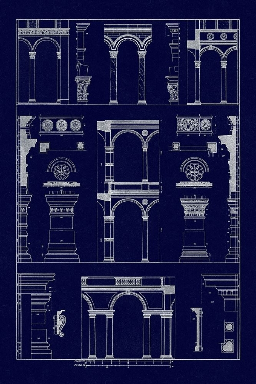 Picture of ARCADES OF THE RENAISSANCE (BLUEPRINT)