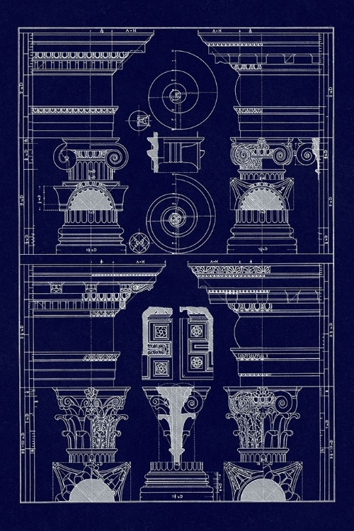 Picture of PEDIMENTS OF THE RENAISSANCE (BLUEPRINT)