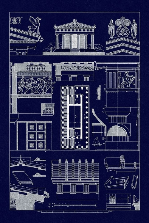 Picture of TEMPLES AND ROOFINGS (BLUEPRINT)