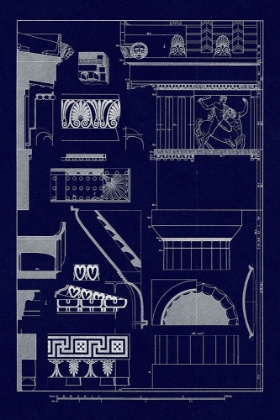 Picture of DETAILS OF PARTHENON AT ATHENS (BLUEPRINT)