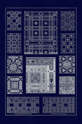 Picture of CEILINGS WITH BAYS AND MOULDINGS (BLUEPRINT)