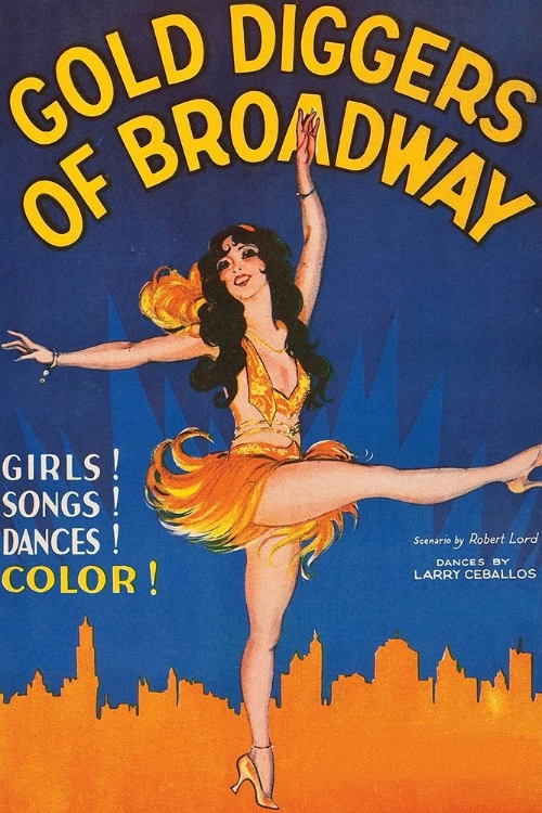 Picture of VINTAGE FILM POSTERS: GOLD DIGGERS OF BROADWAY