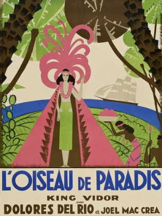 Picture of VINTAGE FILM POSTERS: BIRD OF PARADISE LOISEAU DE PARADIS