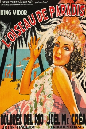 Picture of VINTAGE FILM POSTERS: BIRD OF PARADISE LOISEAU DE PARADIS