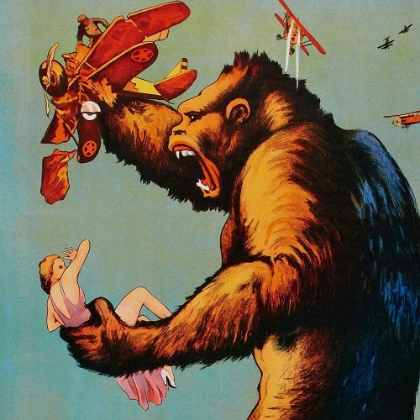 Picture of VINTAGE FILM POSTERS: KING KONG - DETAIL