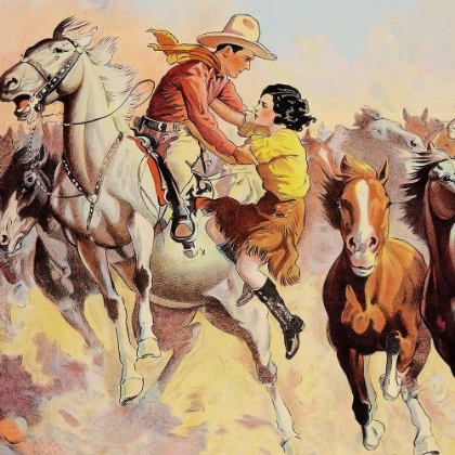 Picture of VINTAGE WESTERNS: PHANTOM OF THE WEST - GHOST RIDERS - DETAIL
