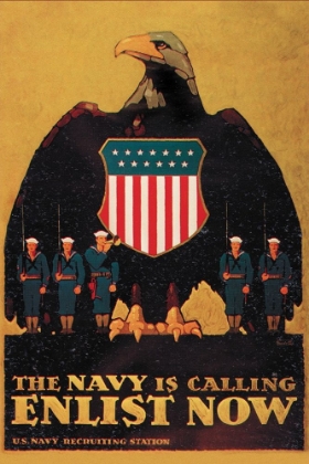 Picture of WWI: NAVY IS CALLING: ENLIST NOW